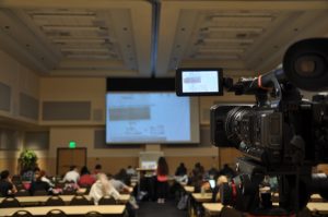 Camera filming study session